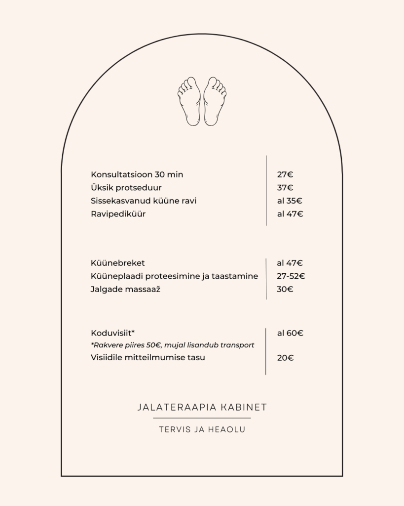 jalateraapia kabinet rakveres